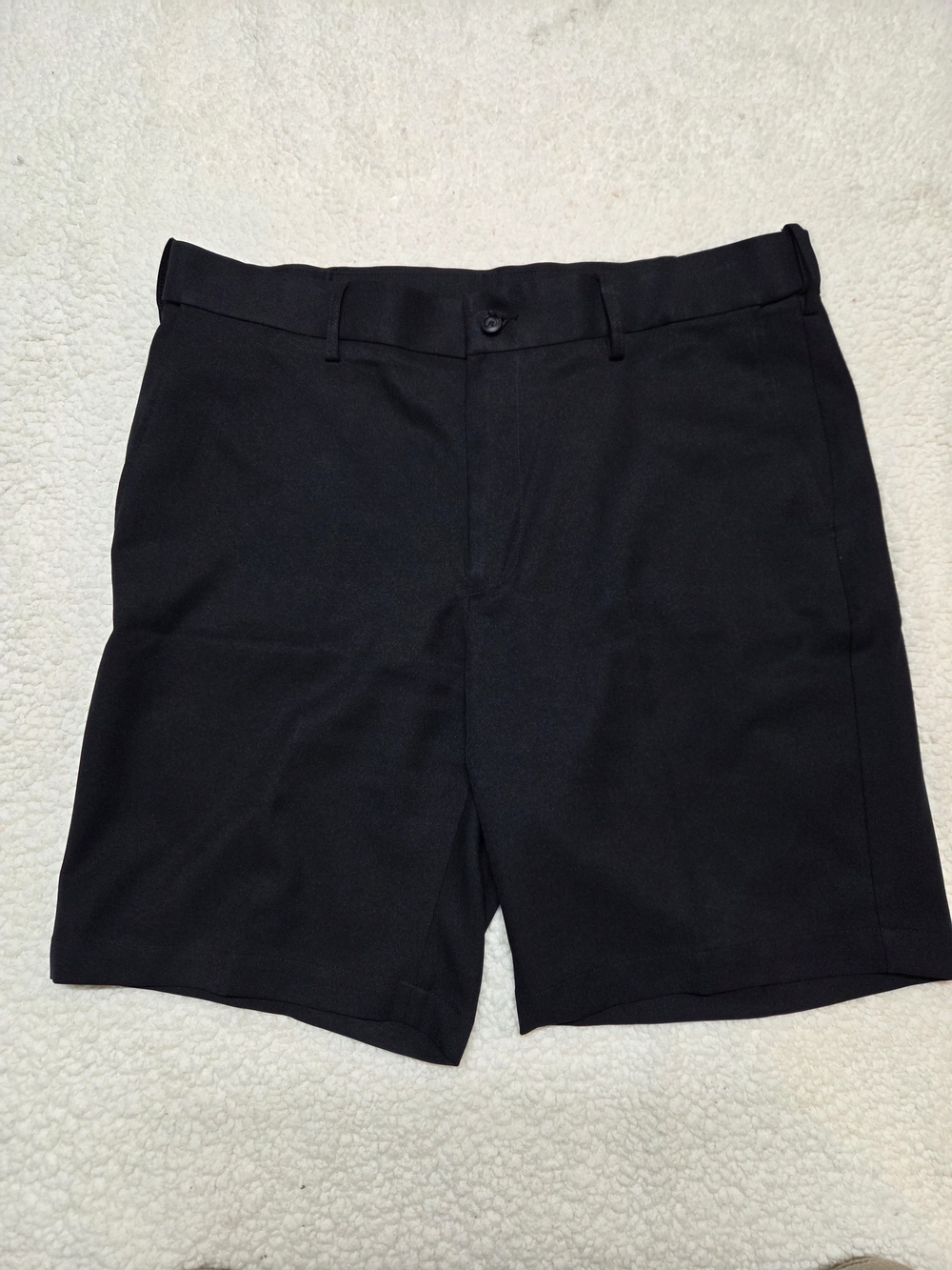 Grand Slam Black Flat Front Men's Shorts